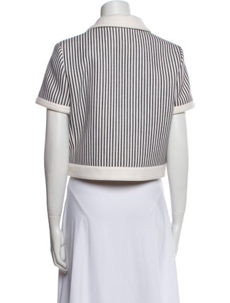 Celine Wool Striped Evening Jacket