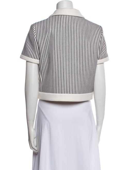 Celine Wool Striped Evening Jacket