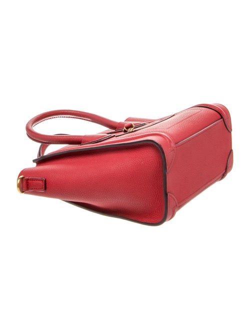 Celine Leather Luggage Nano