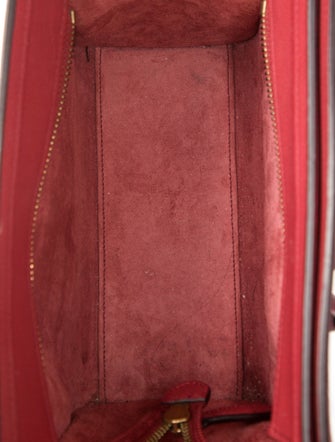 Celine Leather Luggage Nano