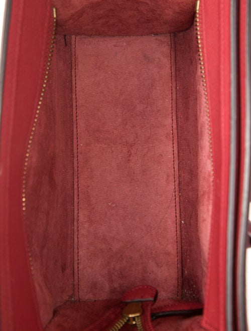 Celine Leather Luggage Nano