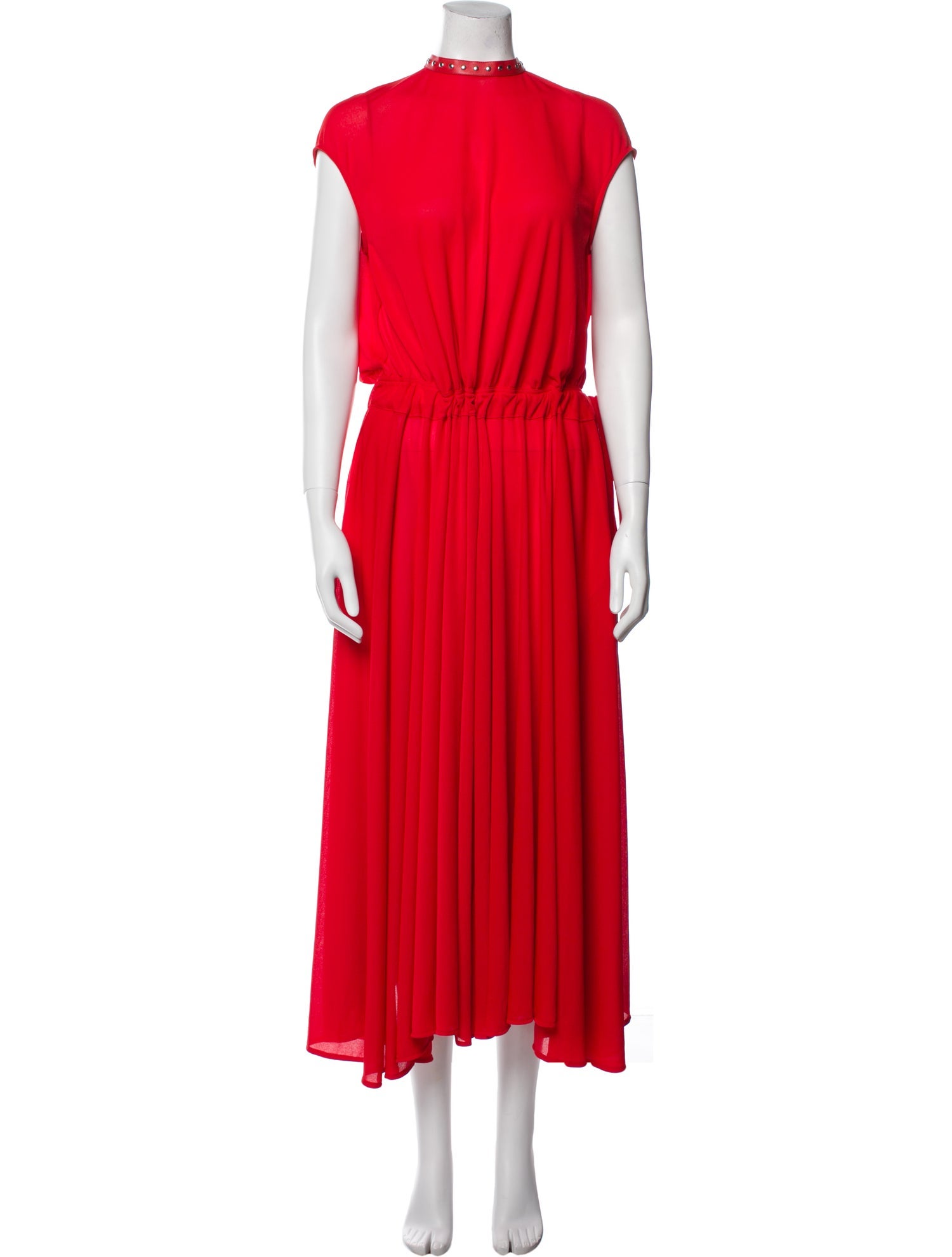 Celine Mock Neck Long Dress