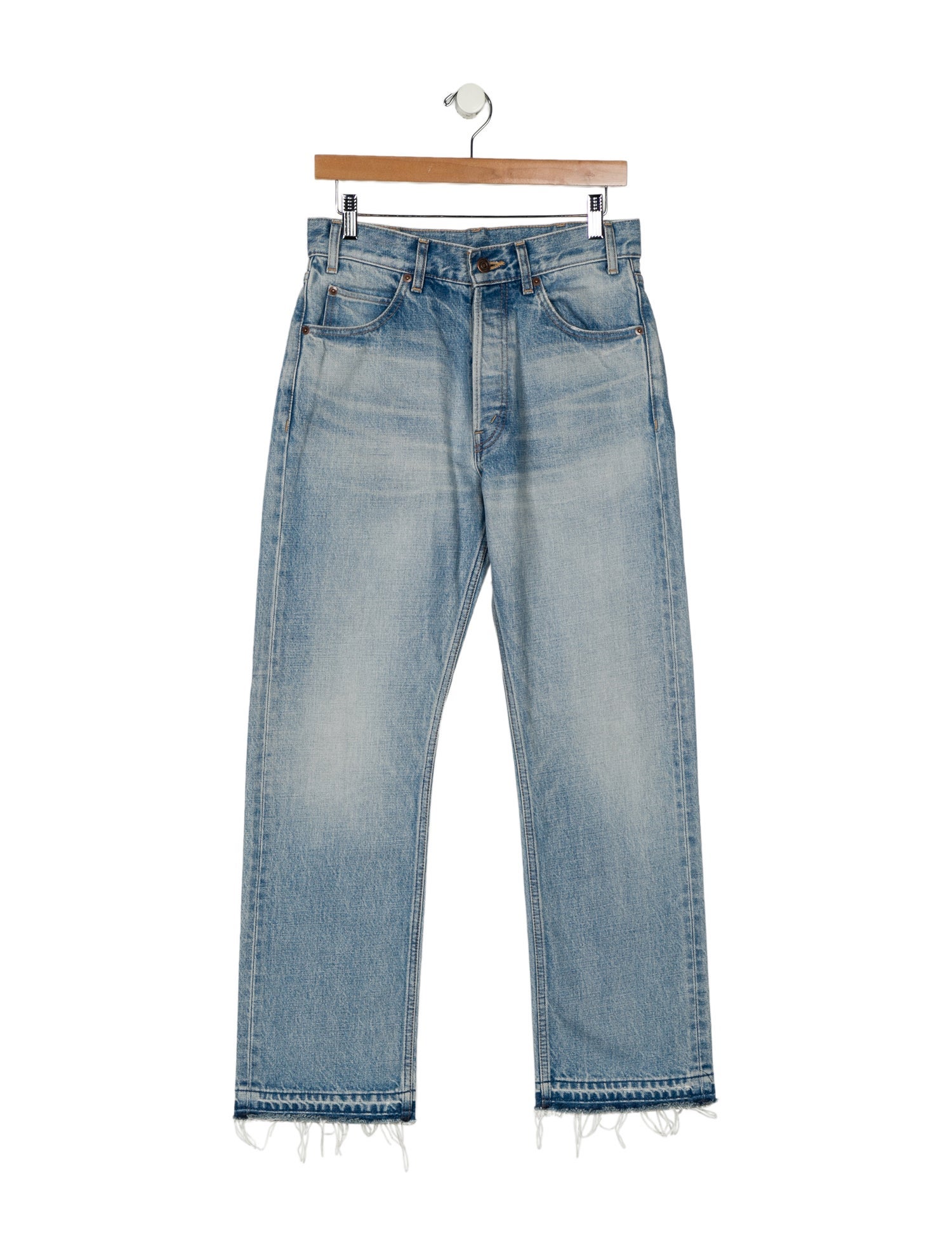 Celine Mid-Rise Straight Leg Jeans