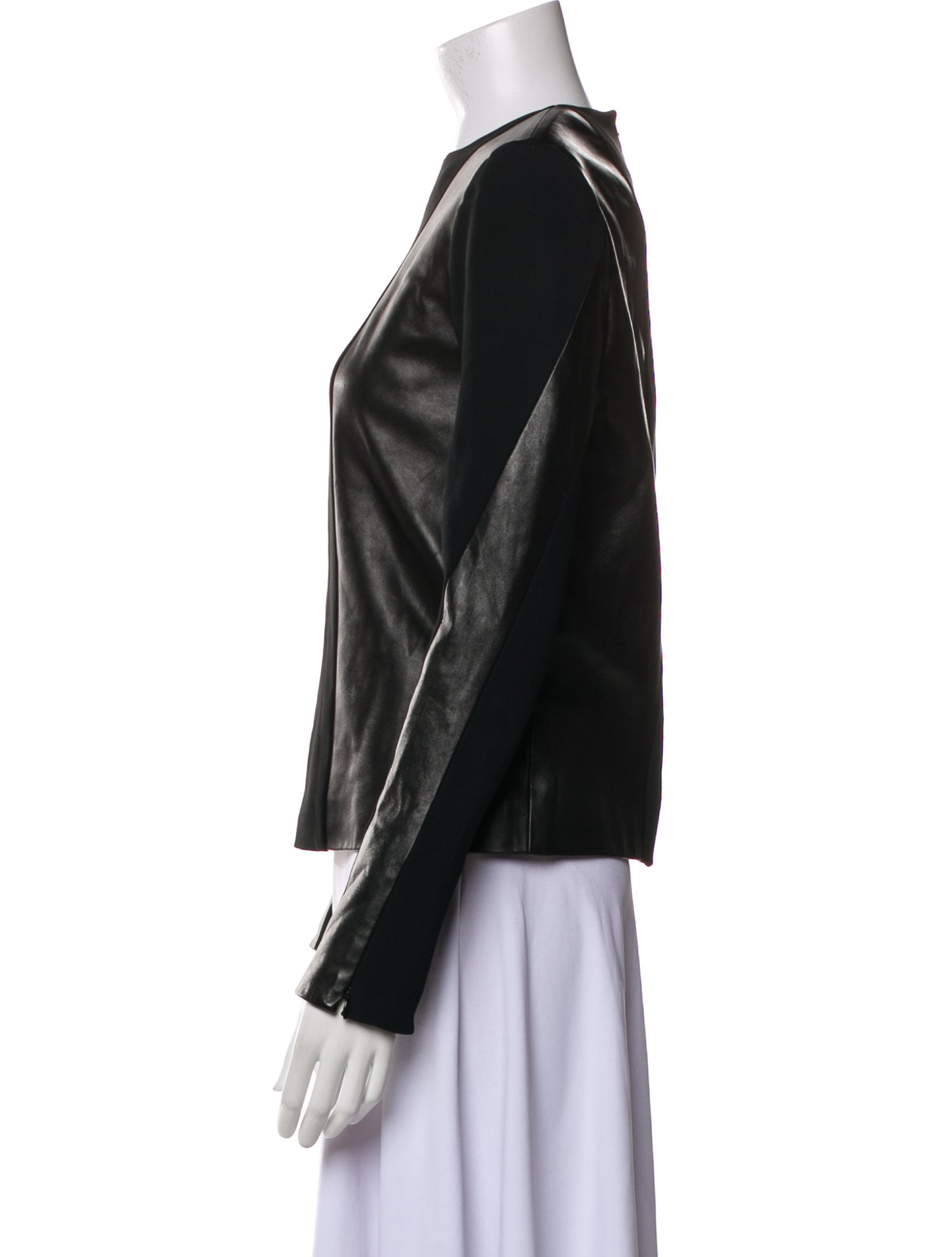 Celine Crew Neck Long Sleeve Blouse