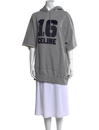 Celine Graphic Print Crew Neck Sweatshirt