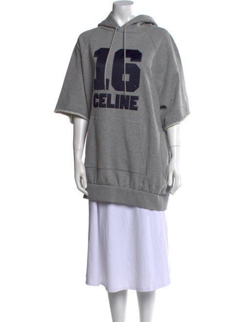 Celine Graphic Print Crew Neck Sweatshirt