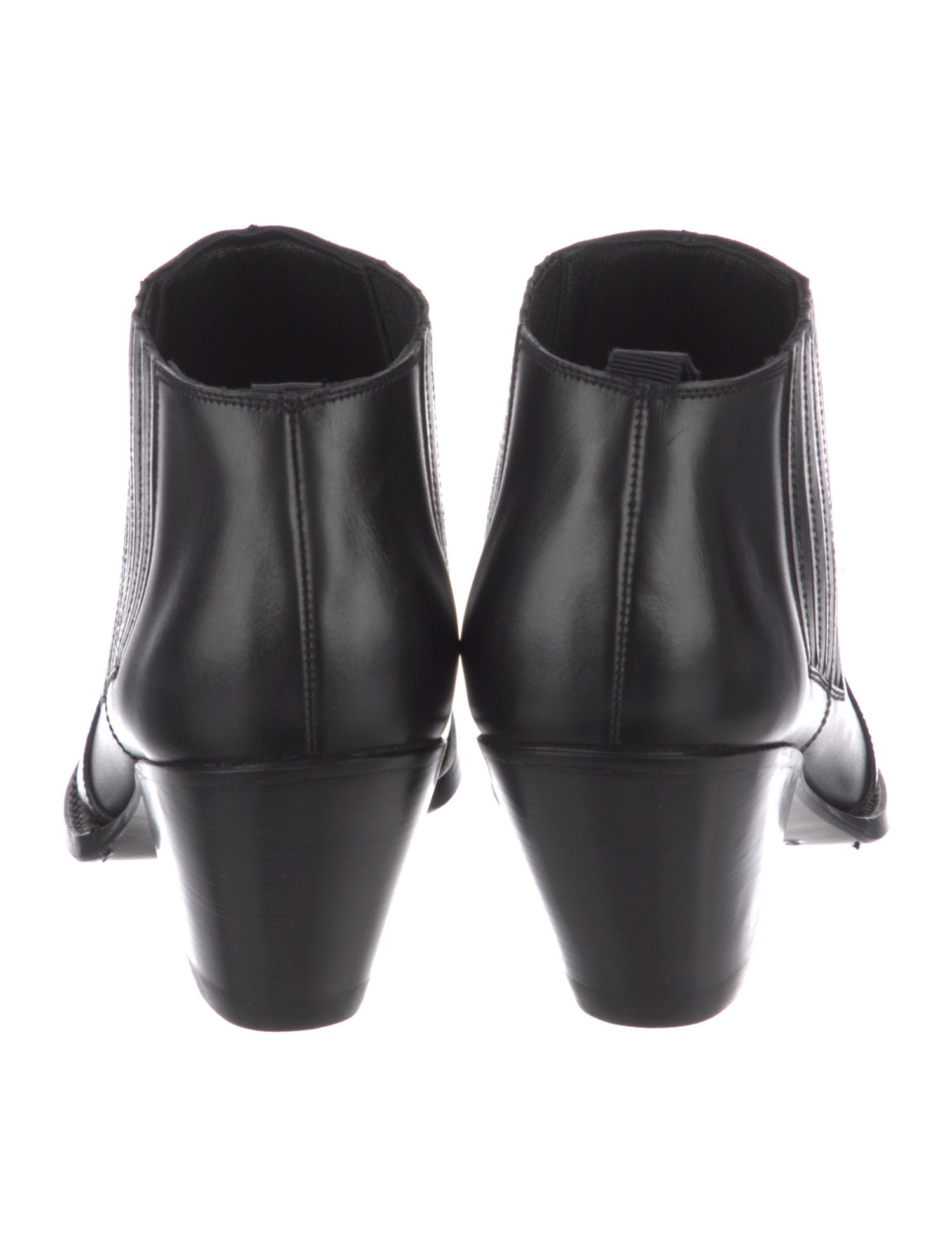 Celine Leather Western Boots