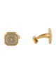 Celine Vintage Enamel Two Tone Cufflinks