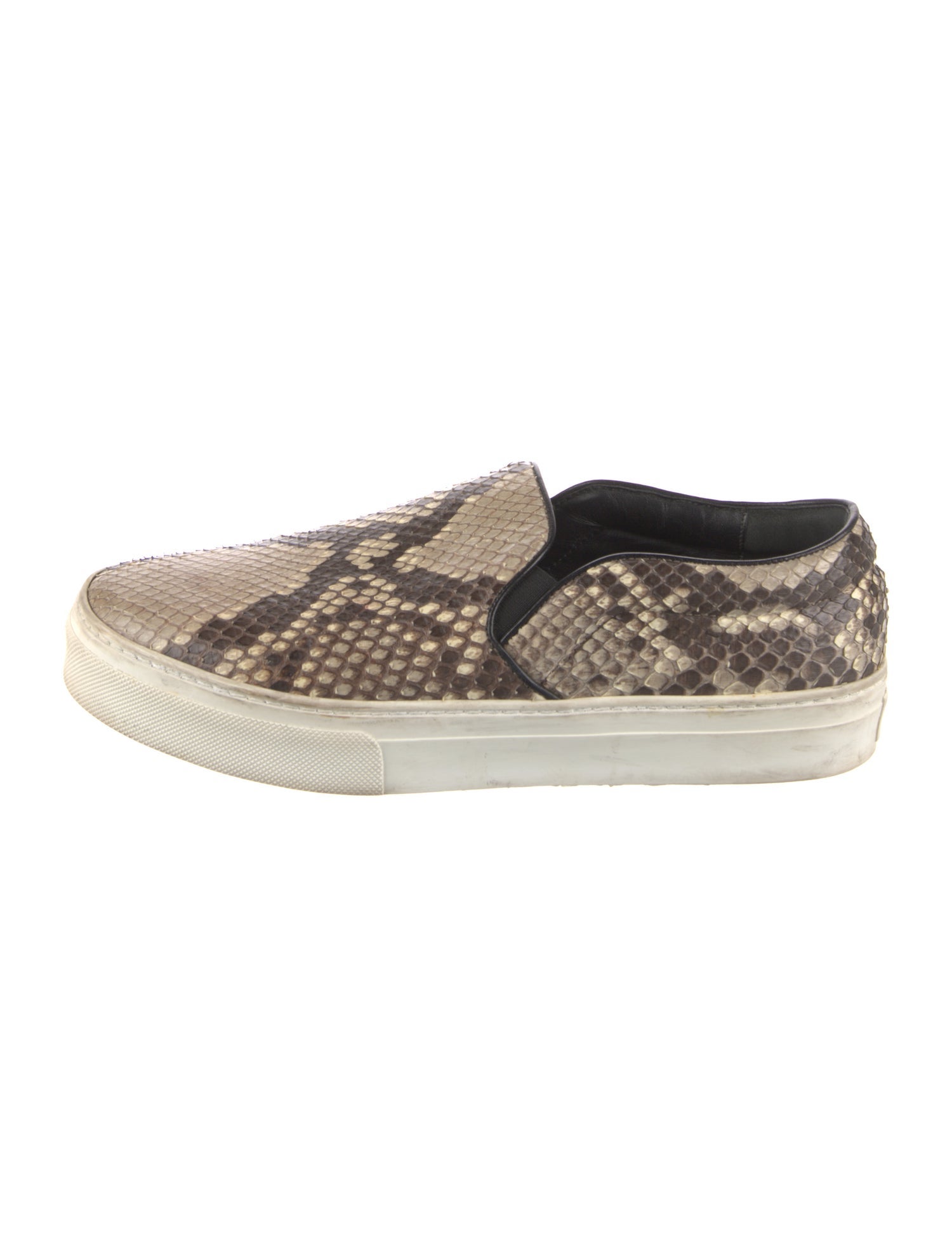 Celine Snakeskin Animal Print Sneakers