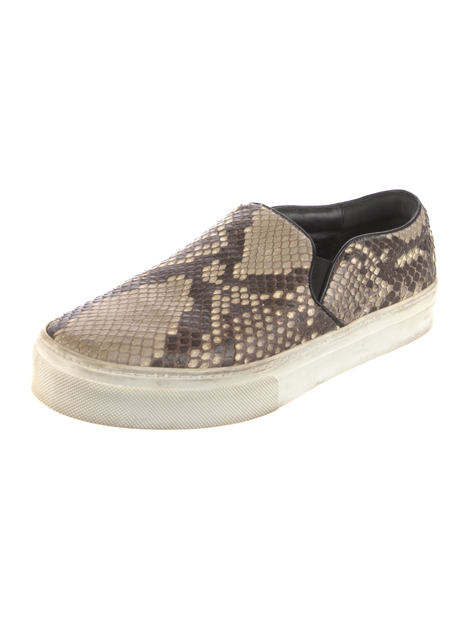 Celine Snakeskin Animal Print Sneakers