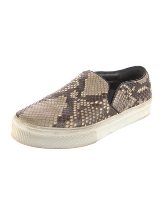 Celine Snakeskin Animal Print Sneakers
