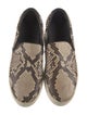 Celine Snakeskin Animal Print Sneakers