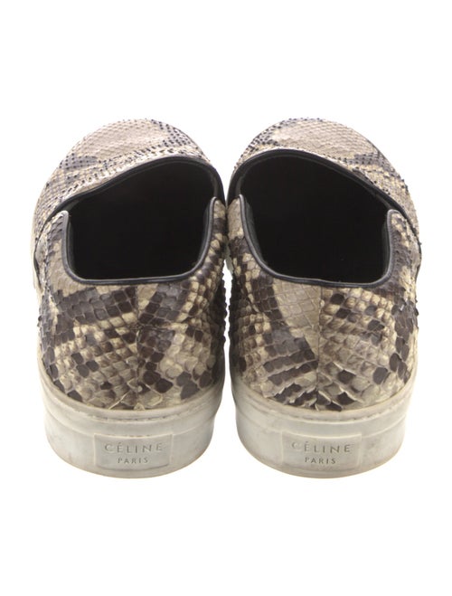 Celine Snakeskin Animal Print Sneakers