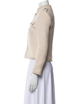 Celine Wool Tweed Pattern Evening Jacket