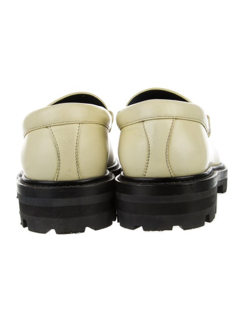 Celine Horsebit Accent Leather Loafers