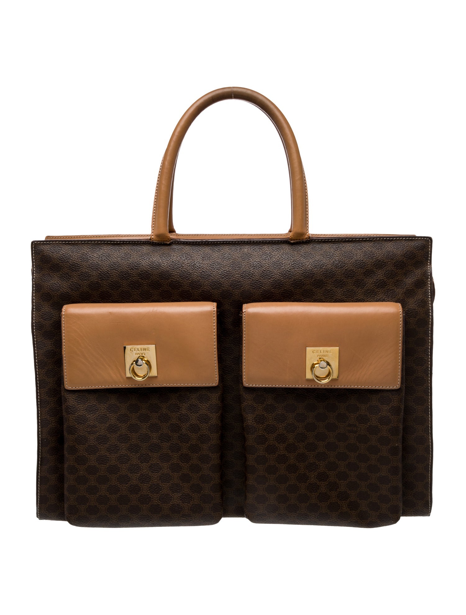 Celine Monogram Top Handle Bag Vintage