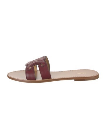 Celine Sandals Triomphe Mule Leather Slides IT 42 | 12