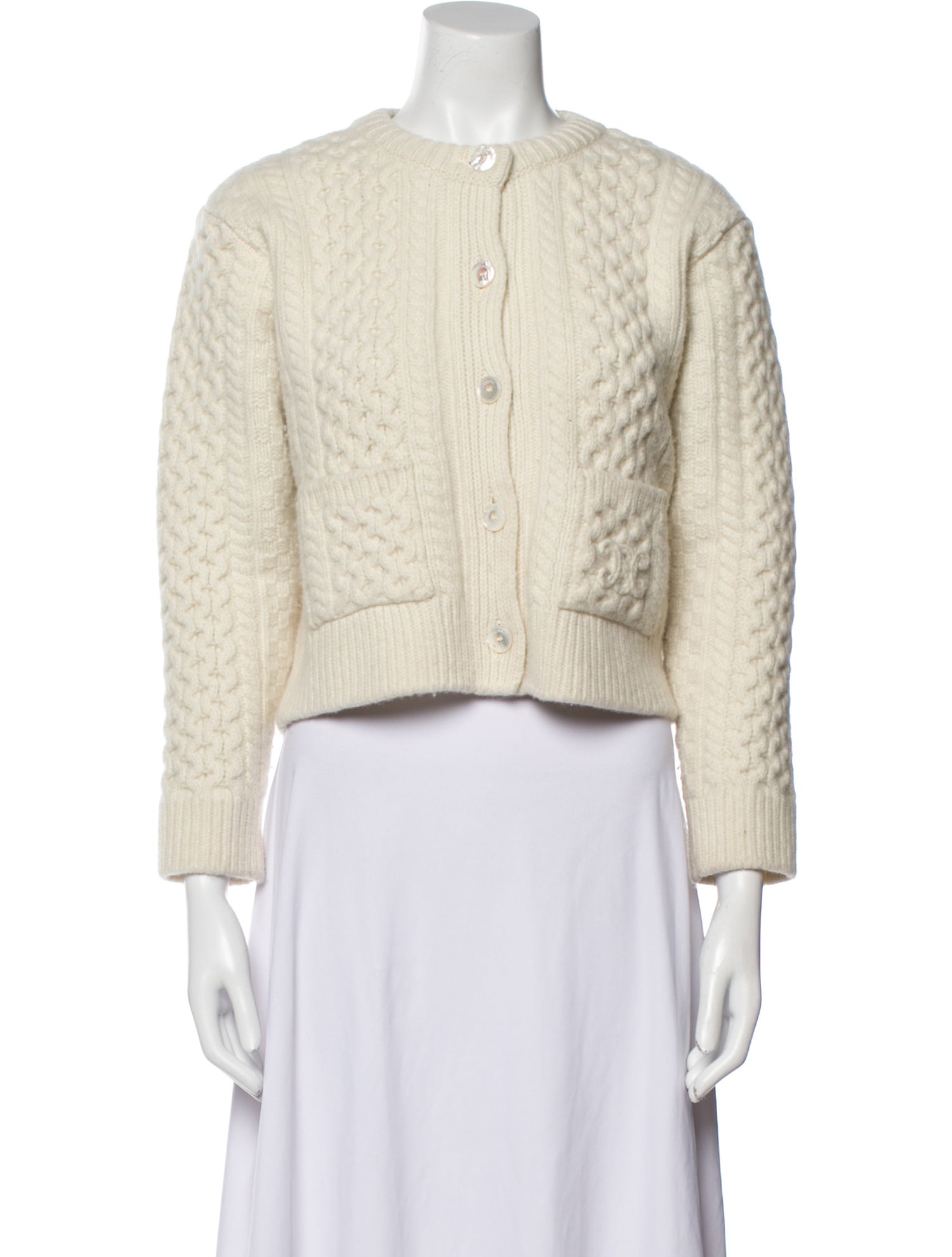 Celine Wool Crew Neck Sweater