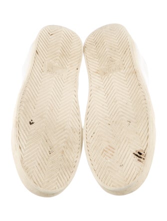 Celine Leather Colorblock Pattern Sneakers