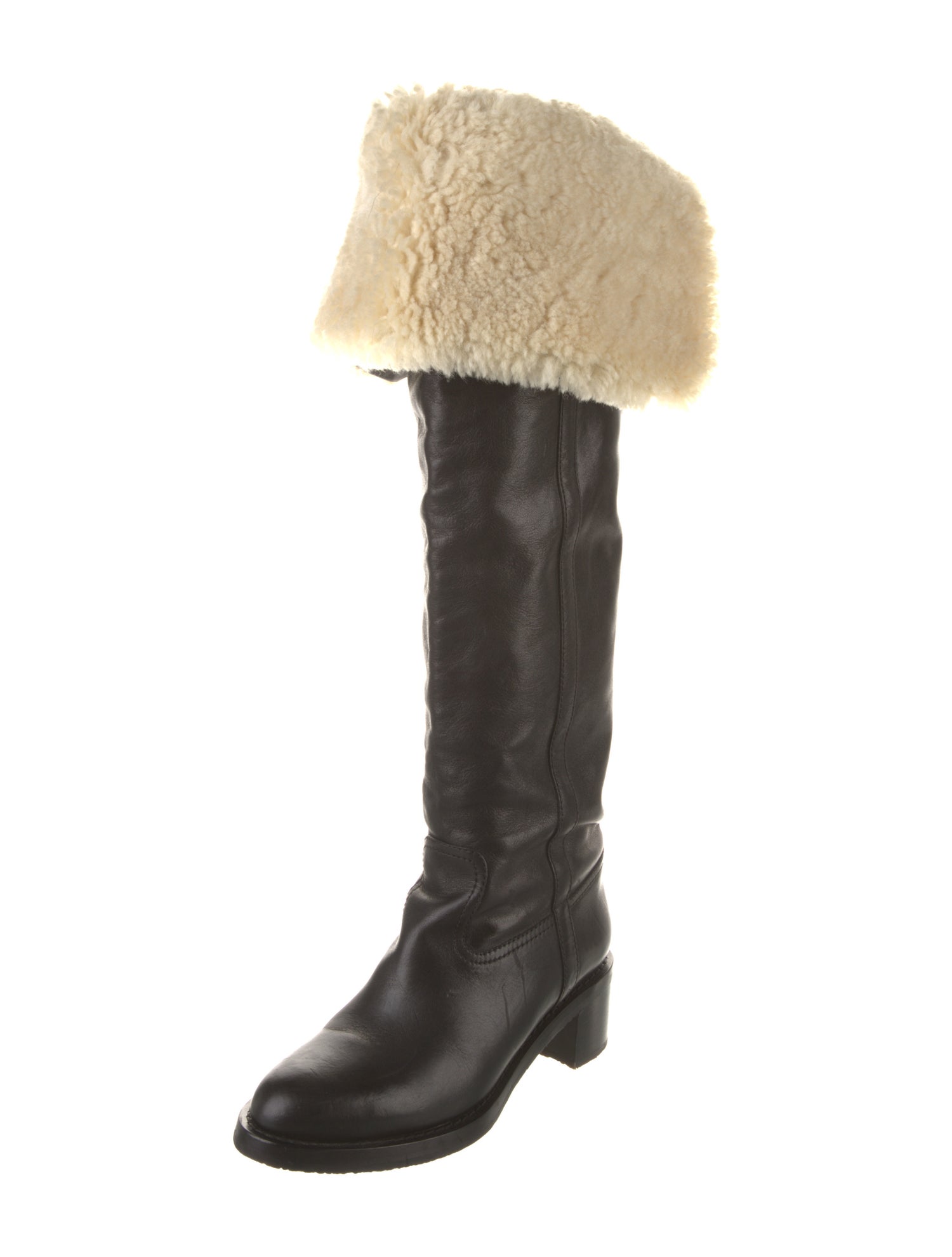 Celine Leather Riding Boots