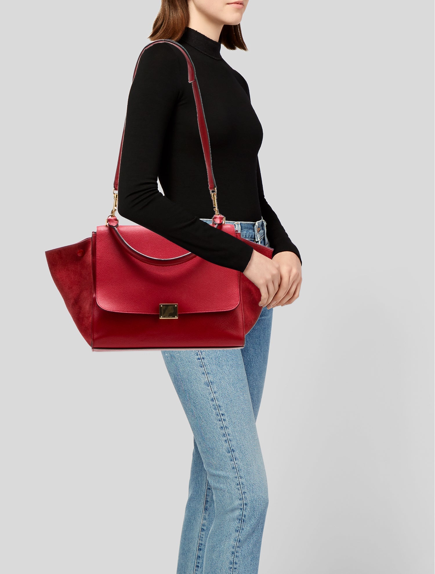 Celine Leather Trapeze Medium