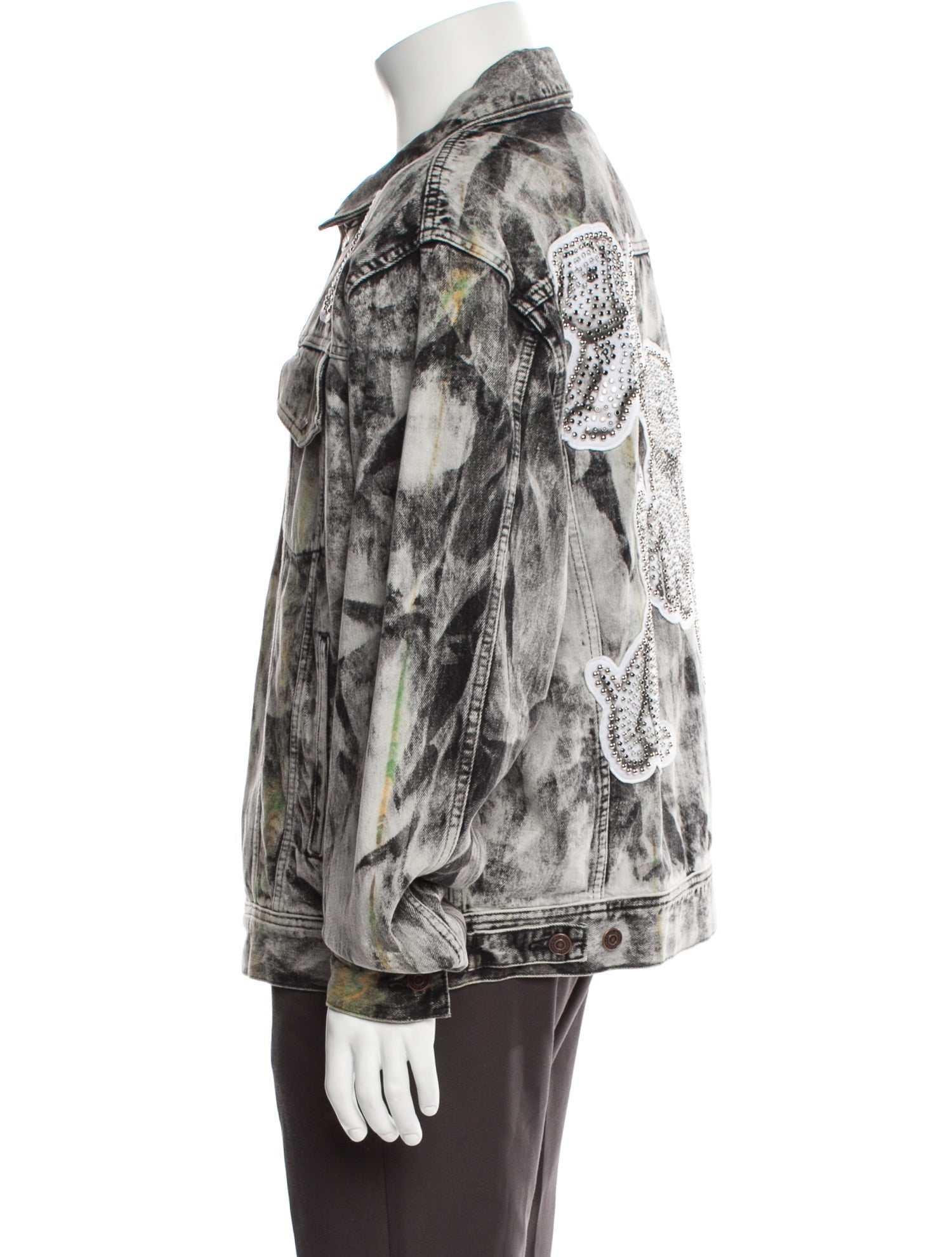 Celine Printed Trucker Jacket