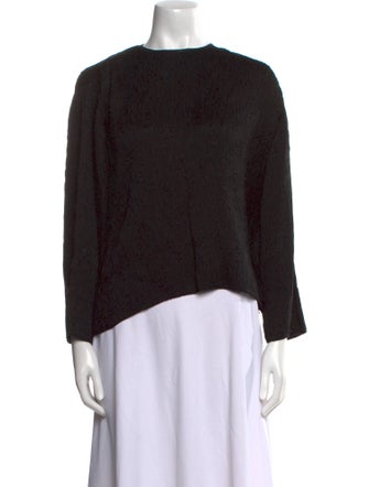 Celine Silk Crew Neck Sweatshirt