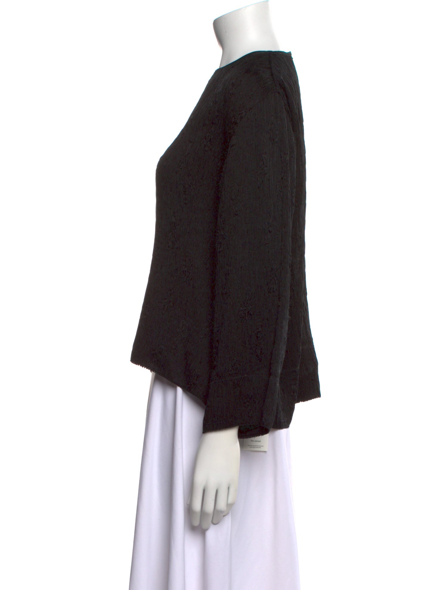 Celine Silk Crew Neck Sweatshirt