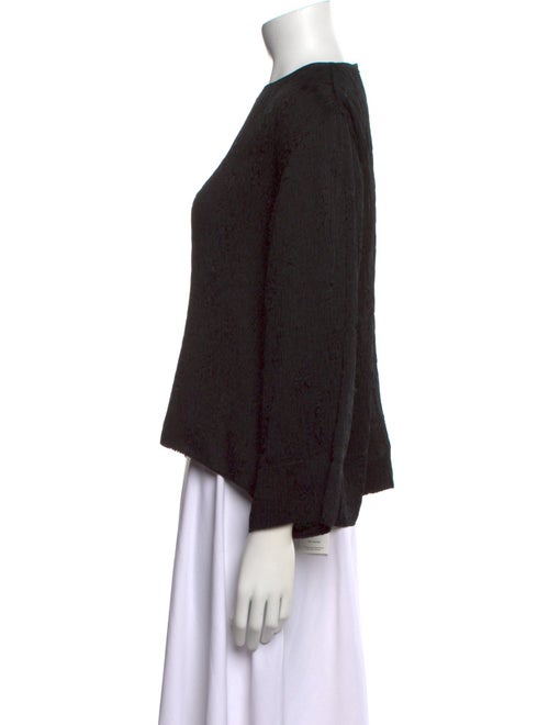 Celine Silk Crew Neck Sweatshirt