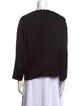 Celine Silk Crew Neck Sweatshirt