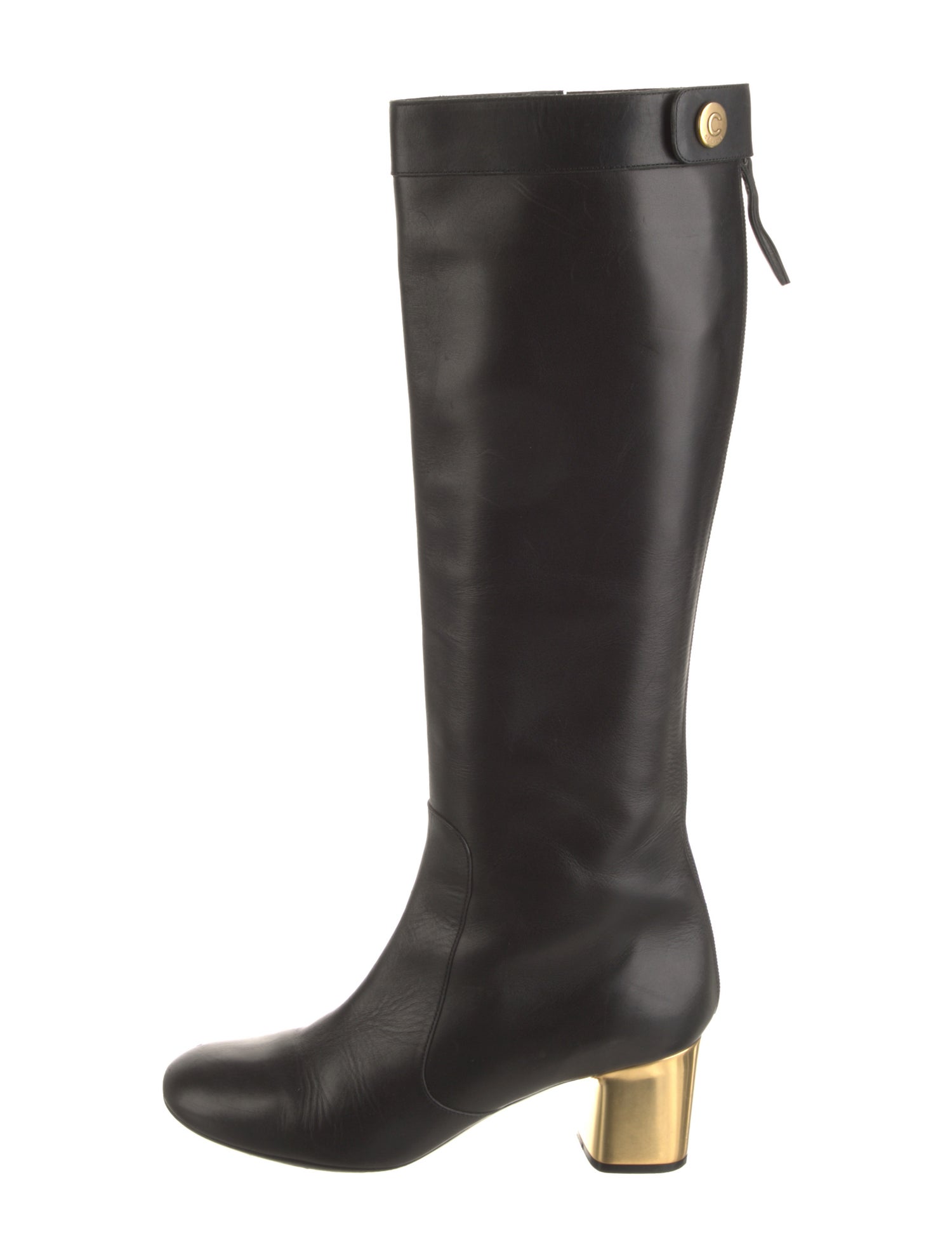 Celine Leather Riding Boots