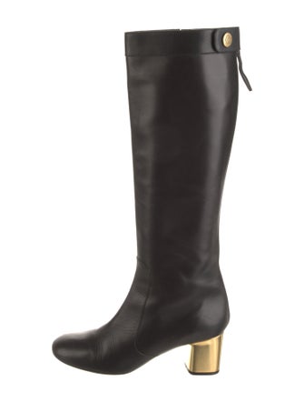 Celine Leather Riding Boots