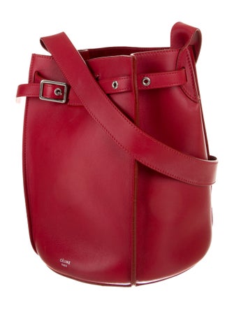 Celine Leather Big Bucket w/Strap Nano