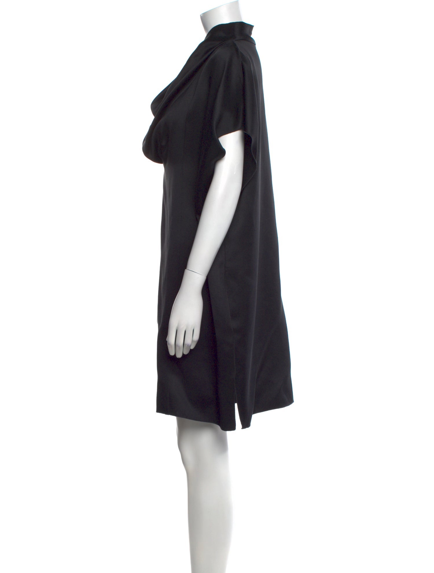 Celine Asymmetrical Draped Mini Dress