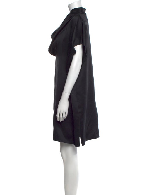 Celine Asymmetrical Draped Mini Dress