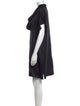 Celine Asymmetrical Draped Mini Dress