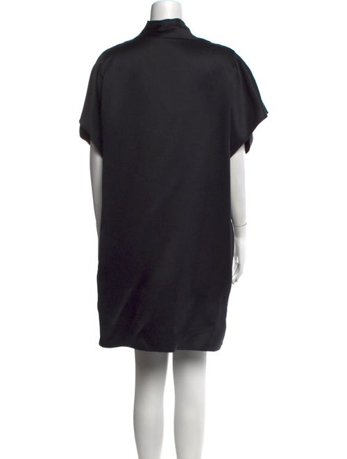 Celine Asymmetrical Draped Mini Dress