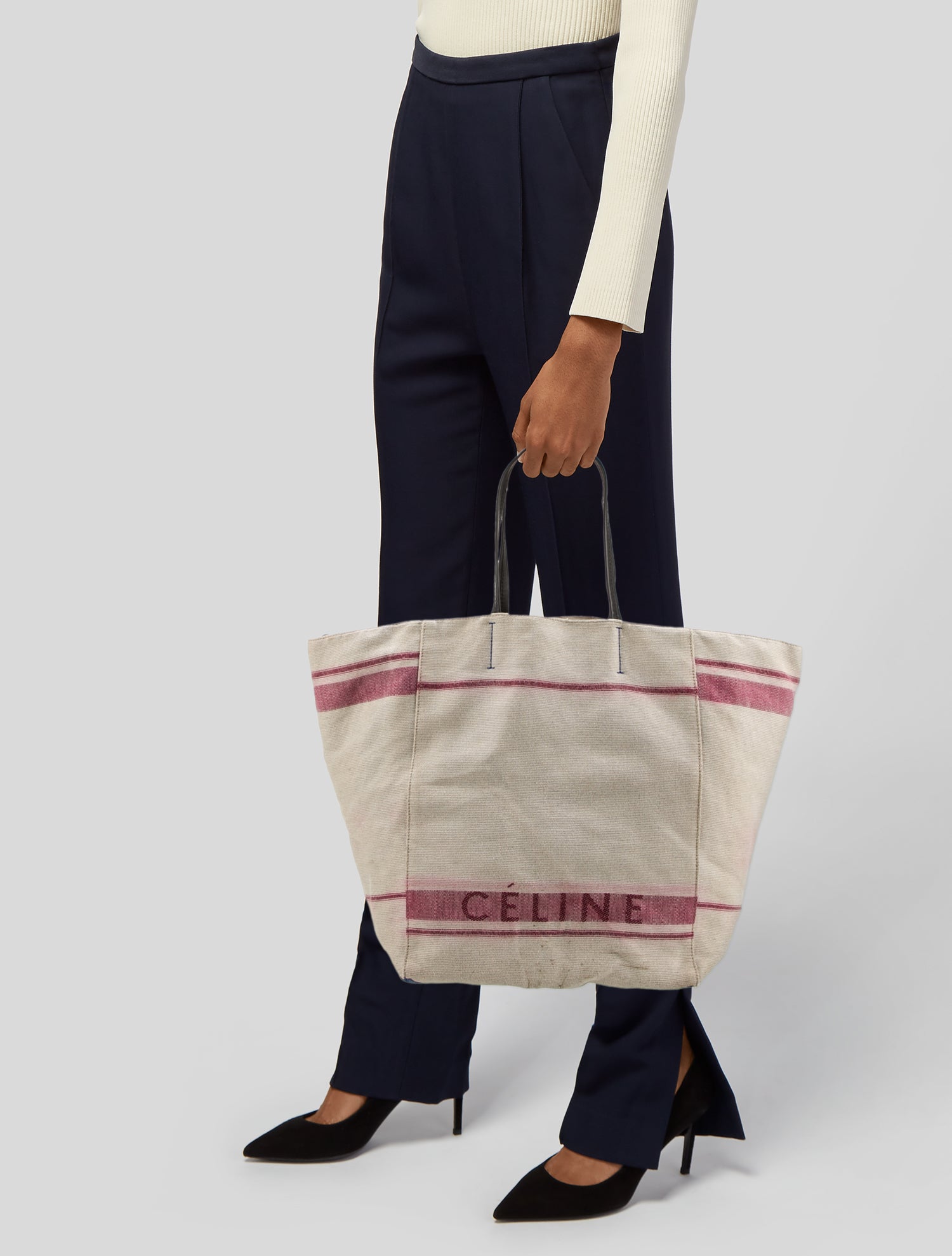 Celine Canvas Cabas Phantom
