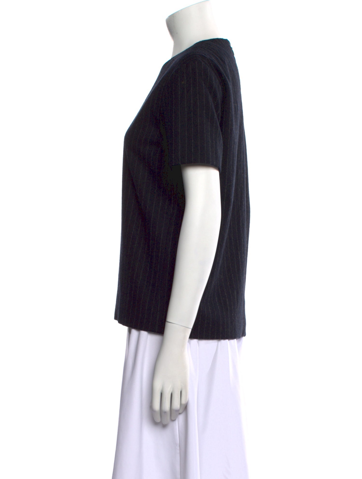 Celine Wool Crew Neck T-Shirt