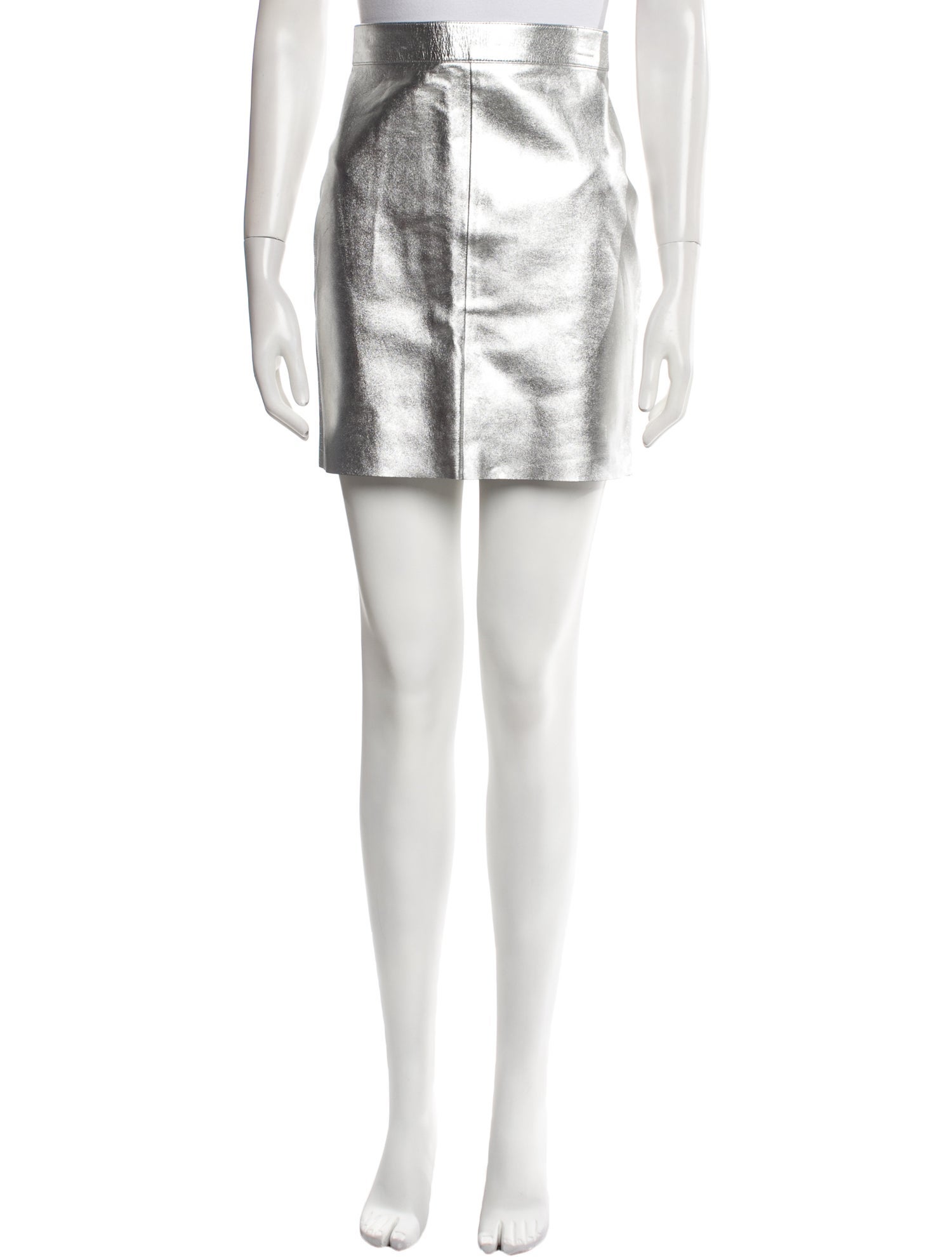 Celine Leather Mini Skirt