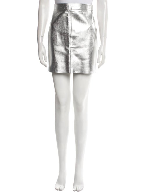 Celine Leather Mini Skirt