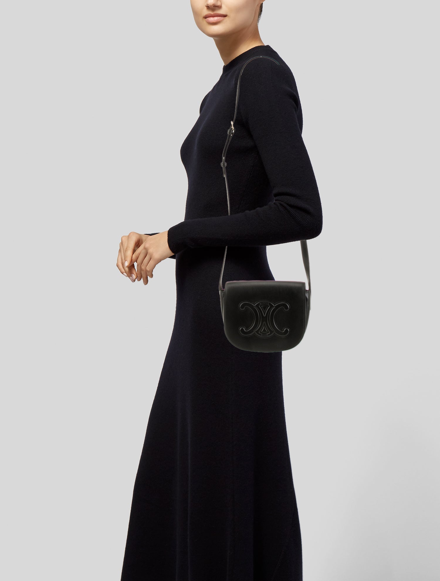 Celine Leather Folco