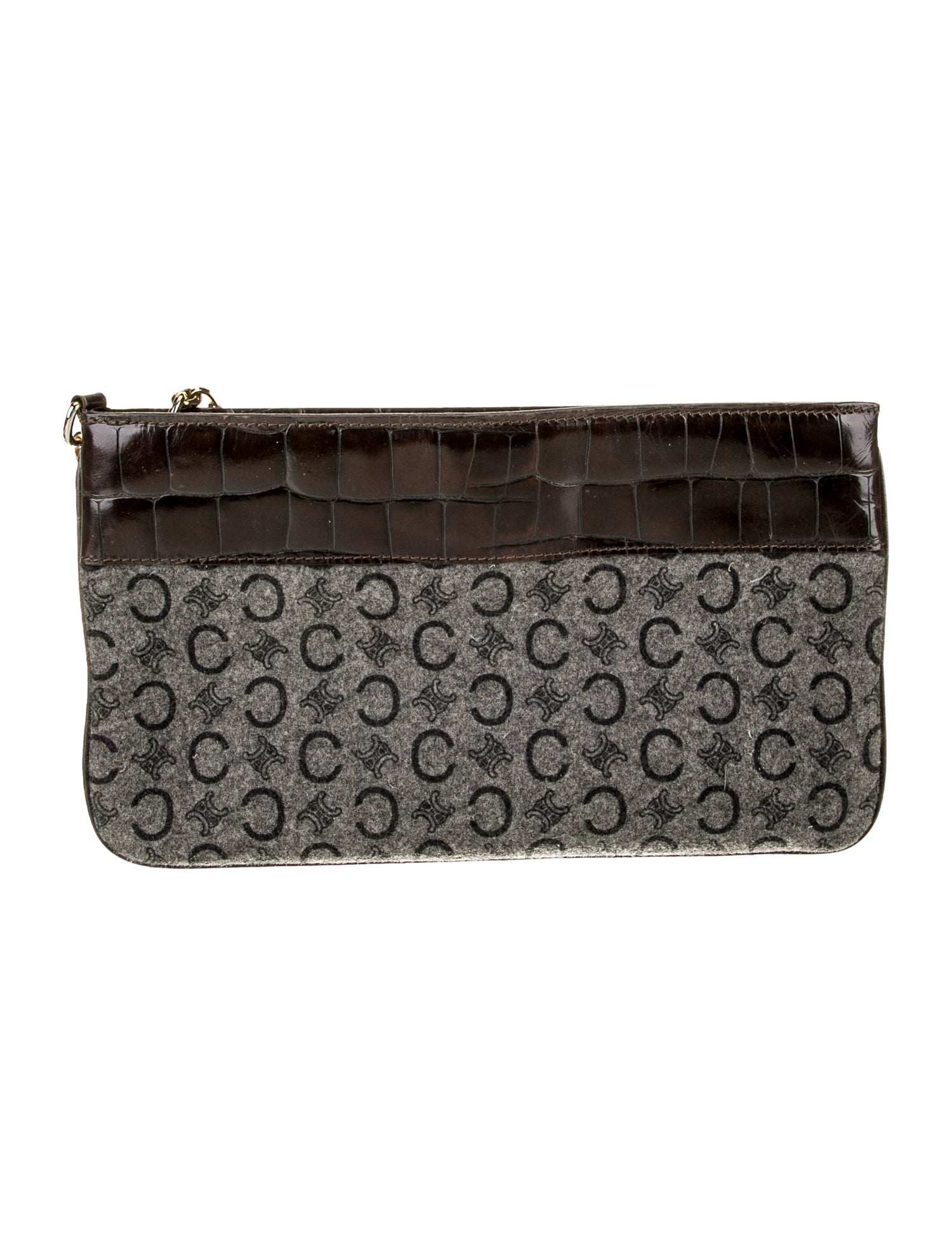 Celine Monogram Clutch Vintage