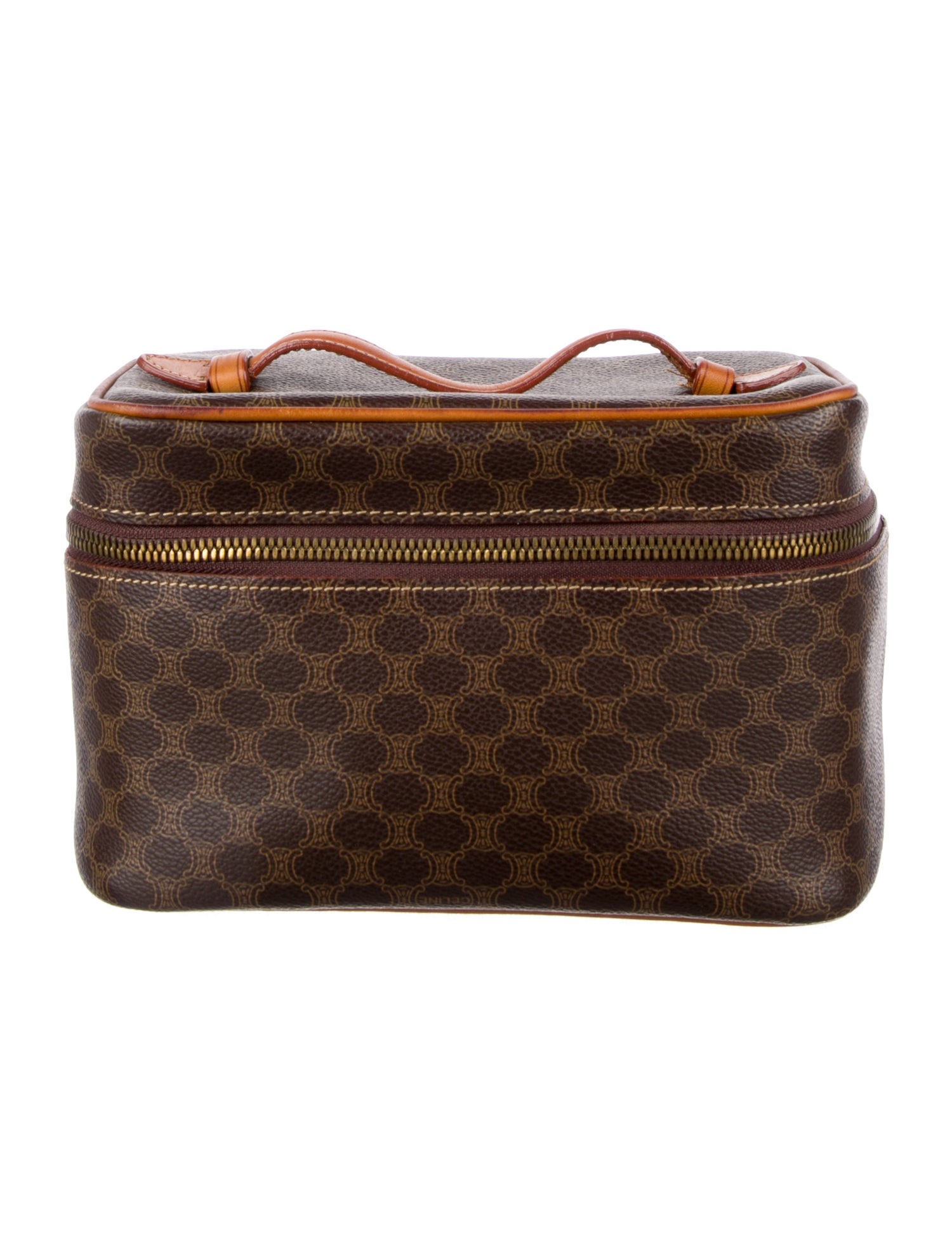 Celine Printed Coated Canvas Cosmetic Bag