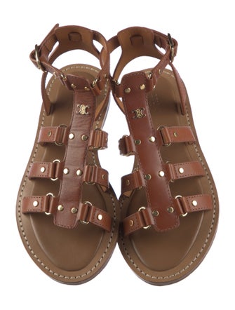 Celine Leather Gladiator Sandals