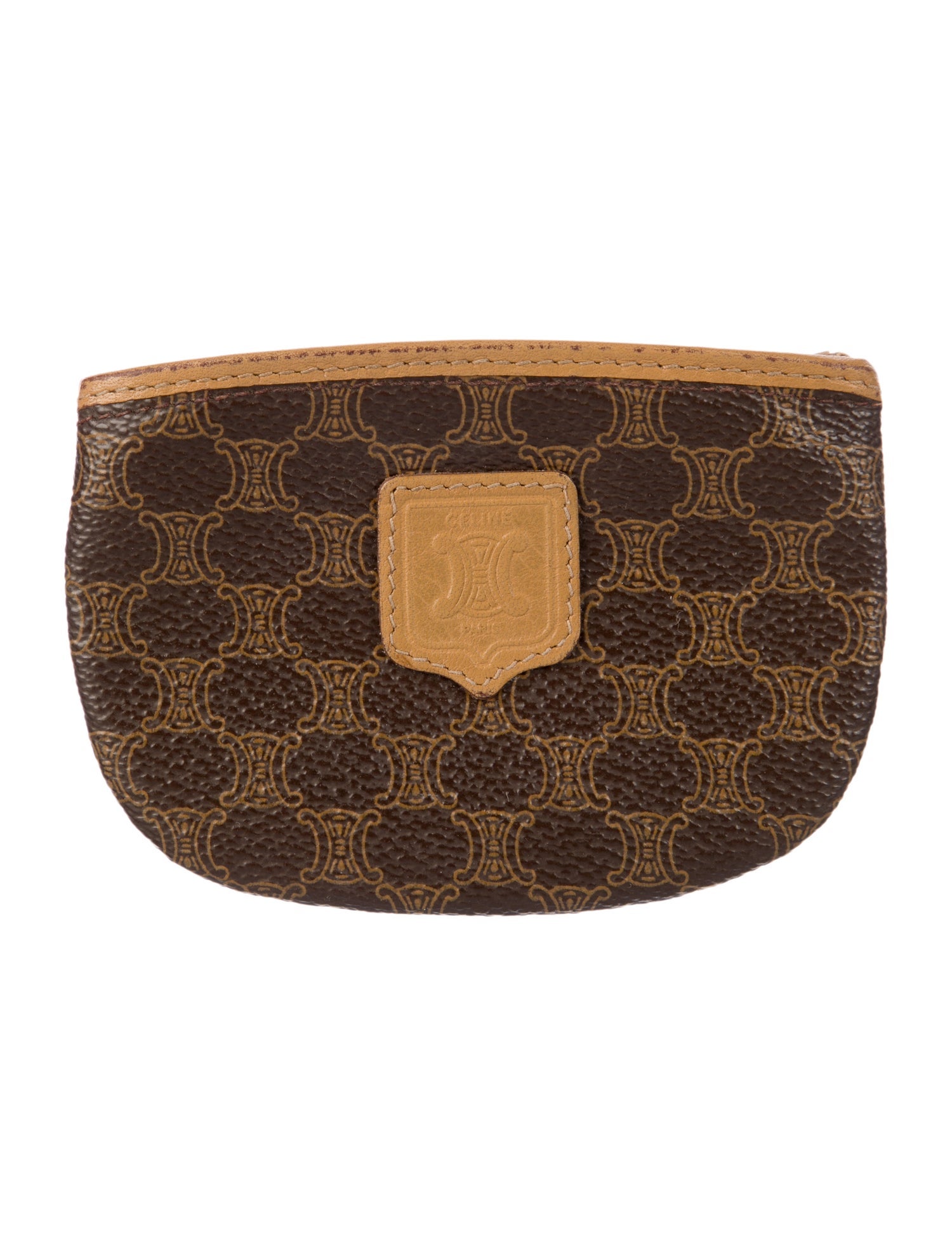Celine Monogram leather coin bag