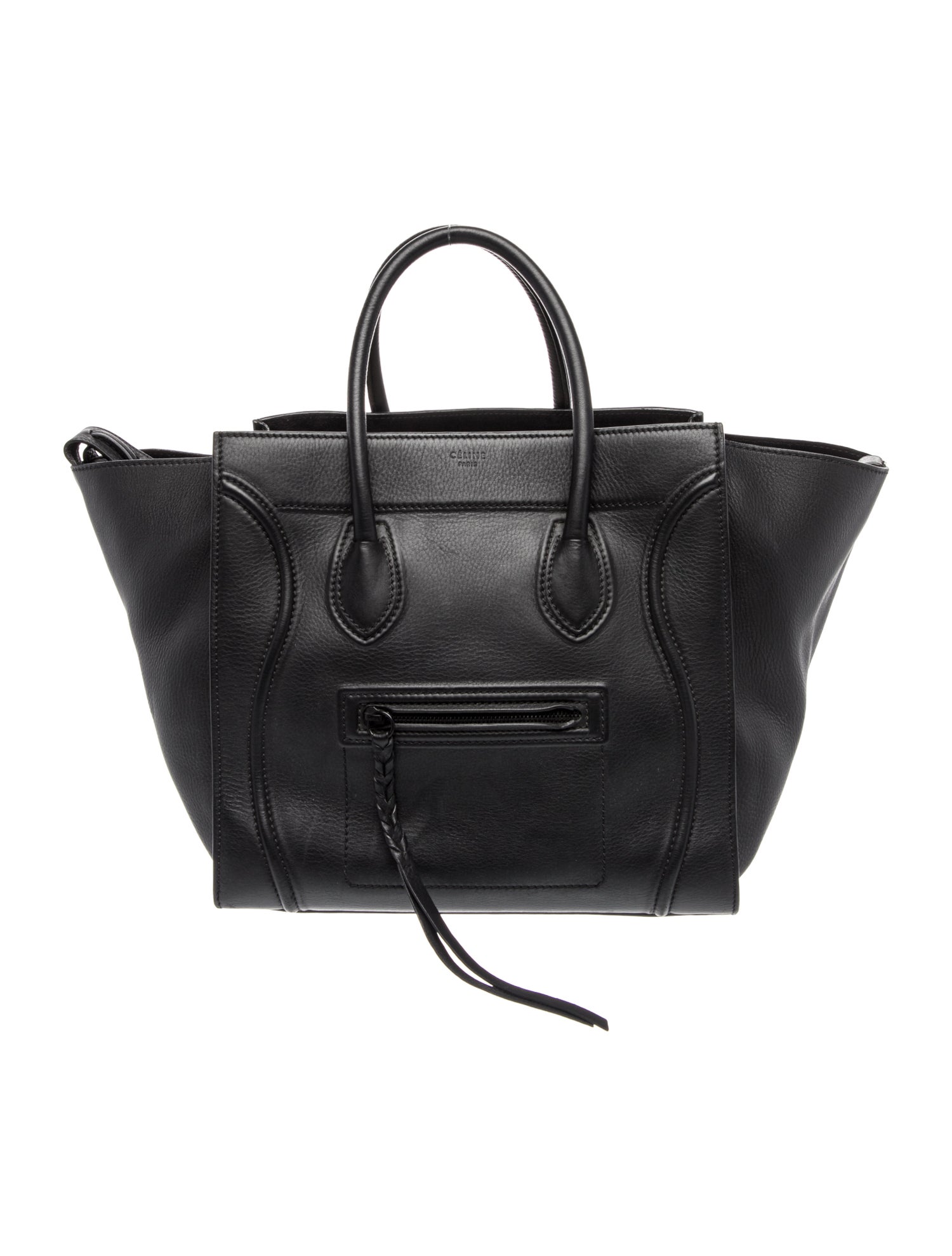 Celine Leather Luggage Phantom Medium
