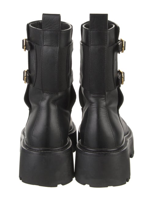 Celine Leather Combat Boots