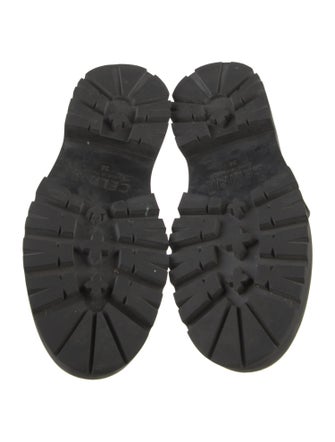 Celine Leather Combat Boots