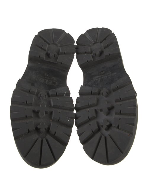 Celine Leather Combat Boots